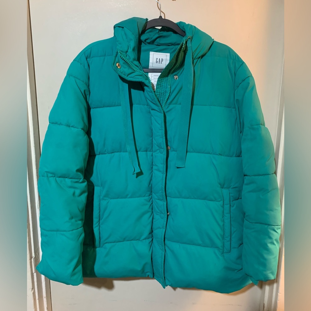 GAP Aqua ColdControl Max Puffer Jacket Size Small